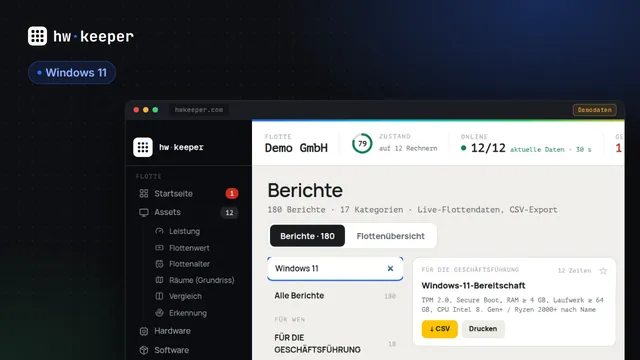 Windows 11 Kompatibilität prüfen – für alle Rechner im Büro