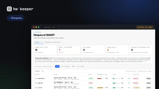 SMART en pratique : ce que Windows, Linux et macOS disent vraiment des disques